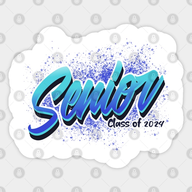 Senior 2024 Sticker by Angel's Crafty Creations